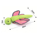 Dog-powered flying insect toy